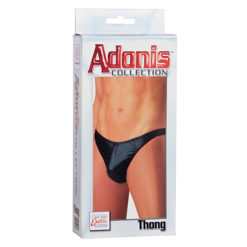 Adonis Wet Look Thong by Calexotics