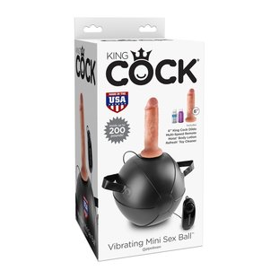 King Cock Vibrating Mini Sex Ball by Pipedream